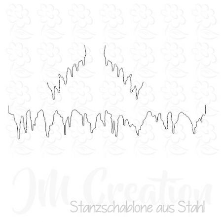 Stanzschablone - Eiszapfen